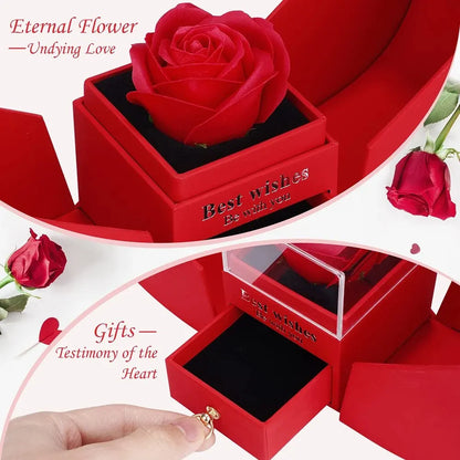 Rosa eterna+ Joyero